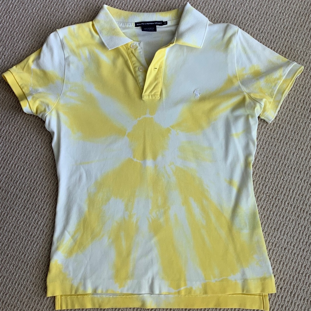 RALPH LAUREN SPORT (SZ M) TIE DYE POLO